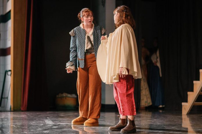 Starring students from grades 9 to 12, the Holy Cross Catholic Secondary School production of the play "Shakespeare in Love" runs for three public performances at the school from February 28 to March 1, 2024. (Photo courtesy of Holy Cross Catholic Secondary School)