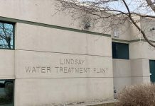 The Lindsay water treament plant at 33 Mary Street East and Thornhill Road in Lindsay services over 10,000 residents. (Photo: City of Kawartha Lakes)
