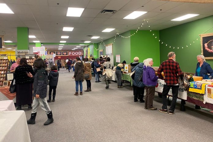 Peterborough's Seedy Sunday will be taking place in the lower level of Peterborough Square from 11 a.m. to 3 p.m. on March 10, 2024. The free admission event features the popular seed exchange area, where visitors can swap their own seeds in favour of something new. (Photo: Jillian Bishop / Facebook)
