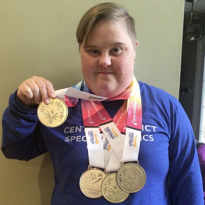 Swimmer Teagan McDonald from Kawartha Lakes is training as for the Special Olympics Ontario Provincial Spring Games. (Photo courtesy of Special Olympics Ontario)