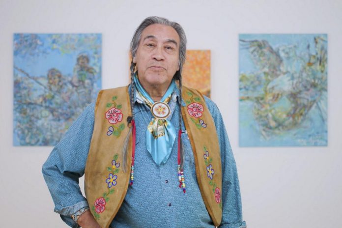 Antoine Mountain is a Peterborough-based artist whose exhibit "Ets'ehchi'I: Traditional Dene Burial Practices" will be on display from March 30 to June 30, 2024 during the Art Gallery of Peterborough's 50th anniversary year. (Photo courtesy of Art Gallery of Peterborough)