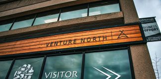 Effective May 1, 2024, the Peterborough DBIA is moving to the Venture North building at George and King streets in downtown Peterborough, which is already home to key economic development organizations. (Photo courtesy of Peterborough DBIA)