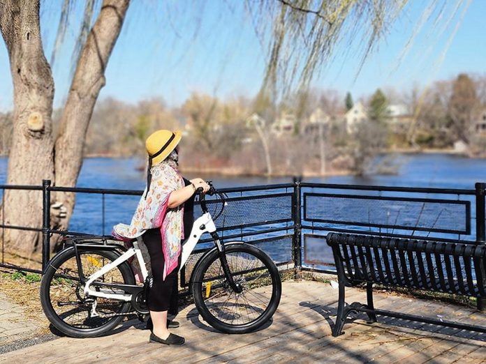 E-bikes have surged in popularity because they offer a convenient and eco-friendly way to get around while also easing the physical demands of cycling, including for people with mobility or fitness issues who assistance with pedalling. (Photo: Ashley Bonner)
