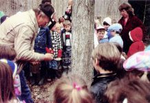 An annual tradition for the past 36 years, the 2024 Warkworth Maple Syrup Festival is taking place on Saturday, March 9 and Sunday, March 10, offering a weekend of sweet events in town and at the Sandy Flat Sugar Bush. Family fun activities including syrup-making demonstrations, maple taffy making, horse-drawn sleigh rides, and more. The festival is one of the many activities taking place in the Kawartha region while the sap runs during late winter and early spring. (Photo: Warkworth Maple Syrup Festival)