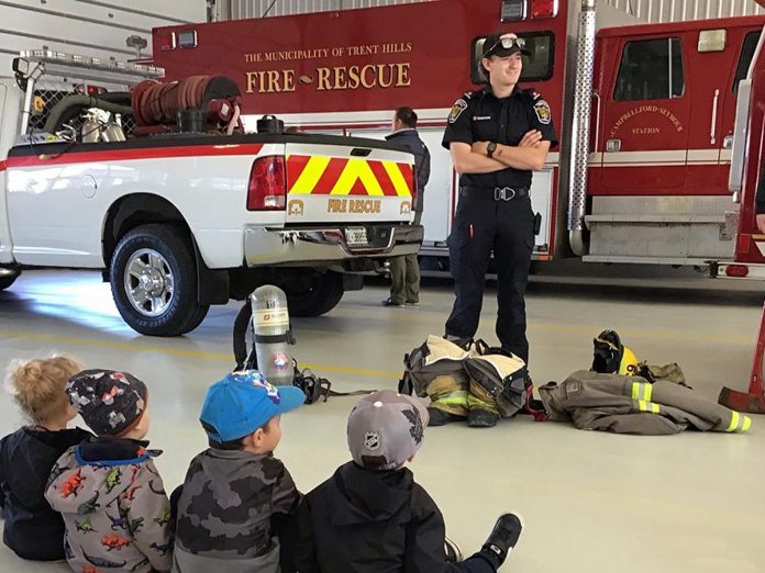 Northumberland EarlyON Child and Family Centres is offering tours of county fire halls during March Break. (Photo: Northumberland EarlyON)