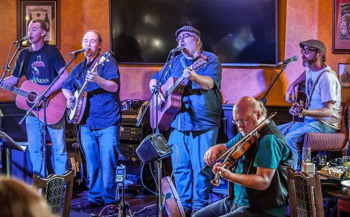 It's St. Patrick's Day on Sunday, so Cobourg Celtic folk band Madman's Window has a busy weekend, with a show at the Cobourg Legion on Saturday night followed by shows in Cobourg on Sunday at Kelly's Homelike Inn in the afternoon and at Arthur's Pub in the evening. (Photo: Madman's Window)