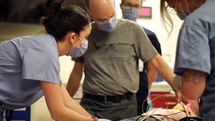 With expertise and precision, Peterborough Regional Health Centre's trauma team - consisting of dedicated doctors, nurses, surgeons, and specialists - responds quickly to a wide array of traumatic medical emergencies, using advanced, donor-funded equipment. They treat around 400 people a year with serious and life-threatening traumatic injuries. (Photo courtesy of the PRHC Foundation)