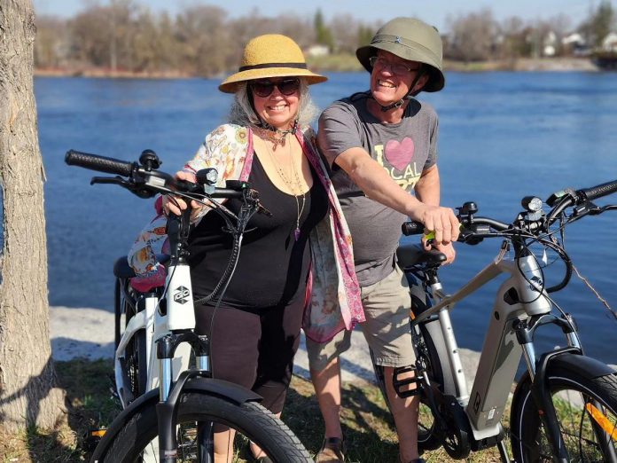 Angella and Verne Windrem are owners of e-bike retailer and repair shop Green Street in downtown Peterborough. Along with Trent Health in Motion, Green Street will be participating in the "Creating a Bike-Friendly Business" on April 11, 2024. (Photo: Ashley Bonner)