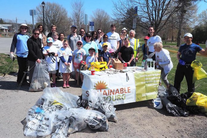 Sustainable Cobourg hosting a successful Earth Week clean-up day in 2023. During Earth Week from April 20 to 27, 2024, the organization will be holding clean-up activities as well as a nature tour, an open house, and environment-related educational presentations. (Photo: Sustainable Cobourg)