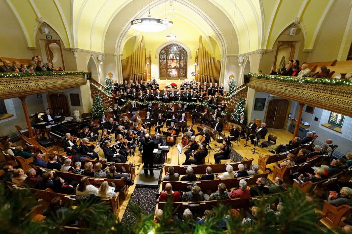 The Northumberland Orchestra and Choir performing at Trinity United Church in Cobourg. (Photo courtesy of Northumberland Orchestra and Choir)