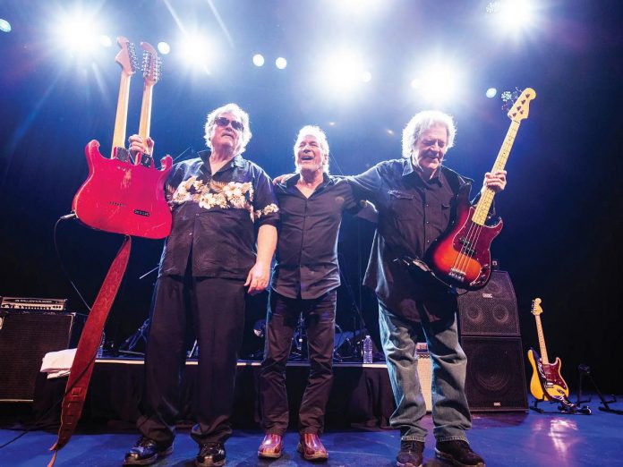 The Stampeders guitarist and lead vocalist Rich Dodson, drummer Kim Berly, and bassist Ronnie King, who passed away on March 4, 2024 at the age of 76. The band's longtime friend Dave Chabot, who filled in for King at previous concerts when he was too ill to perform, will replace King for the entire tour, which will now be held as a celebration of King's life. (Photo: Shantero Productions)