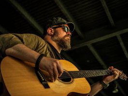 Acclaimed New Brunswick singer-songwriter Colin Fowlie performs at the Black Horse in downtown Peterborough on Sunday afternoon as part of his "Coffee Stains & Back Pain" tour of Ontario and Quebec. (Photo: Trevor Jones)