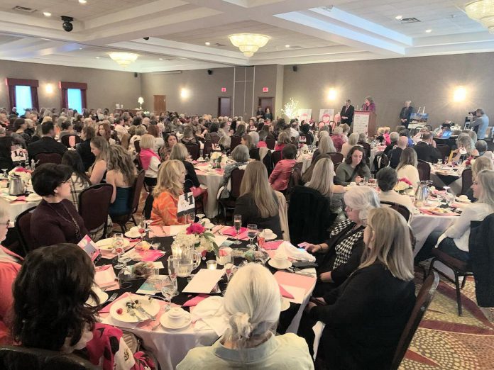 The room at the Best Western Cobourg Inn & Convention Centre was packed for Ed's House Northumberland Hospice Care Centre Foundation's fifth annual "Handbags for Hospice" event held on April 4, 2024, which raised $111,115 for the Northumberland County hospice care centre. (Photo courtesy of Community Care Northumberland)