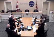 At its regular meeting on May 21, 2024, Kawartha Lakes city council passed a resolution in response to Fleming College's decision to cancel 29 programs, 16 of which were offered at the Frost campus in Lindsay. (kawarthaNOW screenshot of City of Kawartha Lakes video)