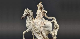 This 1985 Italian porcelain figurine entitled "Dama a Cavallo" (Lady Riding a Horse), signed by artist Guiseppe Armani, is up for auction in Lot #6 of Curated Peterborough's May consignment auction. From online valuations and appraisals for art and antiques to arranging consignment auctions for larger collections, Curated Peterborough is determined to find a solution that honours each item in a collection. (Photo courtesy of Curated Peterborough)