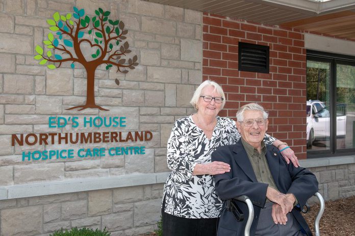 Ed's House is named after Cobourg business owners and community supporters Ed and Diane Lorenz in recognition of the couple's generous donation to the establishment of the hospice care centre. Ed passed away in July 2021 at the age of 91. (Photo: Ed's House Northumberland Hospice Care Centre)