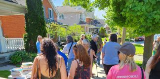 This year's East City Neighbourhood Yard Sale will be held rain or shine on May 11, 2024 from 8 a.m. to 1 p.m., with a vast selection of toys, DVDs and books, clothing, furniture, knickknacks and more spread across more than 90 homes in Peterborough's East City. Now in its fourth year, the community yard sale is an opportunity to connect with neighbours while contributing to local fundraising initiatives. (Photo courtesy of Ashley Bonner)
