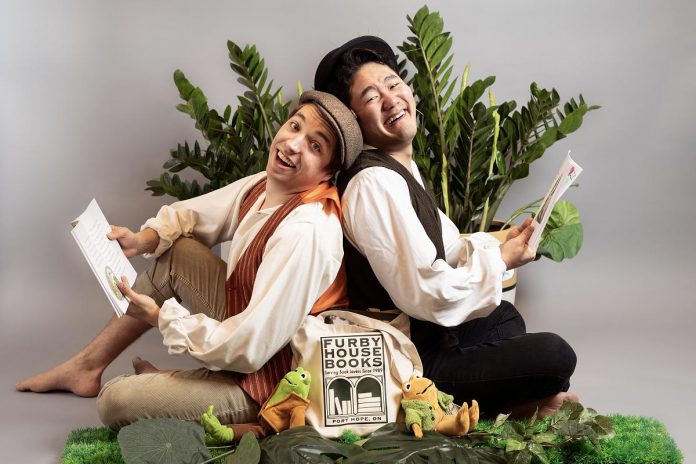 Joel Cumber will perform as Frog and Haneul Yi will perform as Toad in the Capitol Theatre's production of the family musical "A Year with Frog and Toad", sponsored by Furby House Books and running for 17 performances from May 17 to June 2, 2024 at the historic venue in downtown Port Hope. (Photo courtesy of Capitol Theatre)