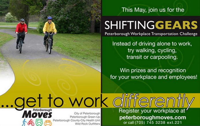 A promotional flyer for the 2009 Shifting Gears May Challenge. Shifting Gears has been supporting active and efficient transportation for 20 years this May. (Photo: GreenUP)