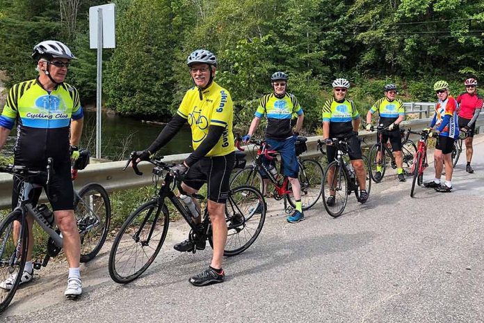 With three scheduled rides per week, the Haliburton Real Easy Ryders Cycling Club lets cyclists connect without competition while exploring new terrain in the Haliburton Highlands. The club lets riders go at their own pace with various distance options. (Photo courtesy of Haliburton Real Easy Ryders Cycling Club)