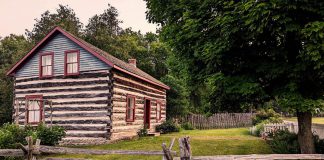 Originally built in 1834, the Milburn House at Lang Pioneer Village Museum is one of more than 30 historic buildings located in the picturesque living history museum in Keene. The museum is kicking off its summer season on Sunday, June 16 with the 27th Annual Father's Day Smoke & Steam Show, one of many special events taking place this year. (Photo: Elizabeth King)