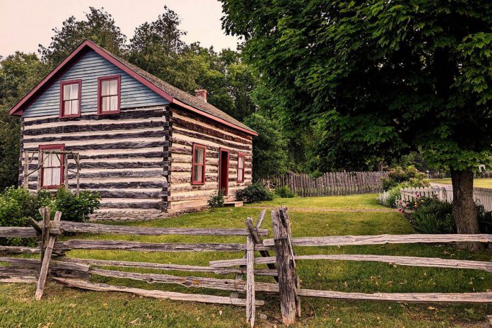 Originally built in 1834, the Milburn House at Lang Pioneer Village Museum is one of more than 30 historic buildings located in the picturesque living history museum in Keene. The museum is kicking off its summer season on Sunday, June 16 with the 27th Annual Father's Day Smoke & Steam Show, one of many special events taking place this year. (Photo: Elizabeth King)