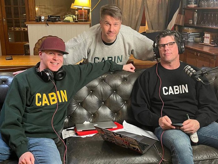Globus Theatre is bringing Sandy Jobin-Bevans, Mike Shara, and Matt Kippen and their popular "This Day in Sports" podcast to the stage at Lakeview Arts Barn for the Father's Day weekend. (Photo courtesy of This Day in Sports)