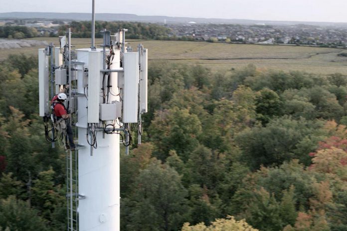 A telecommunications tower. (Photo: Eastern Ontario Regional Network)