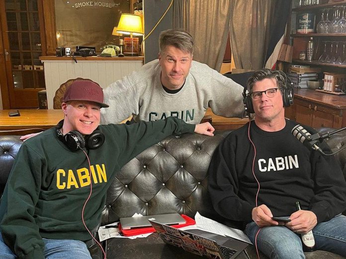 Hosts Matt Kippen, Sandy Jobin-Bevans, and Mike Shara will take to the stage at Lakeview Arts Barn in Bobcaygeon when Globus Theatre presents the first-ever live-on-stage version of the "This Day in Sports" podcast from June 14 to 16, 2024. (Photo: This Day in Sports / Instagram)