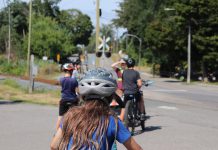 Peterborough GreenUP's Summer Ride Club is a self-directed program that encourages families to cycle together with a series of challenges each week during the summer, and offers a grand prize for those who participate. (Photo: Jessica Todd / GreenUP)