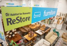 Habitat for Humanity Peterborough & Kawartha Region (Habitat PKR) is opening a new ReStore in Lakefield this summer. The non-profit home improvement and building supply stores accept and resell quality new and gently used building materials, furniture, appliances, and home décor items. Funds generated at ReStores are used to fund local affordable homebuilding projects. (Photo courtesy of Habitat PKR)