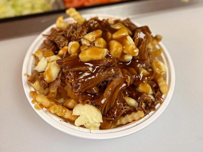 Running for the month of June, the Multicultural Food Crawl celebrates the diversity of food that different cultures bring to the Peterborough region, often resulting in unique dishes like this shawarma poutine at Ariyana, one of the 10 downtown restaurants participating in the food crawl. (Photo: Ariyana)