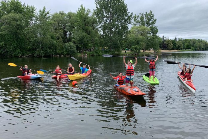 A not-for-profit organization founded in 2017, the Peterborough Canoe and Kayak Club hosts youth summer camp programs, programs for Special Olympic athletes, and programs for adults to provide learning opportunity and local engagement in the sport of sprint canoeing and kayaking. (Photo courtesy of Peterborough Canoe and Kayak Club)