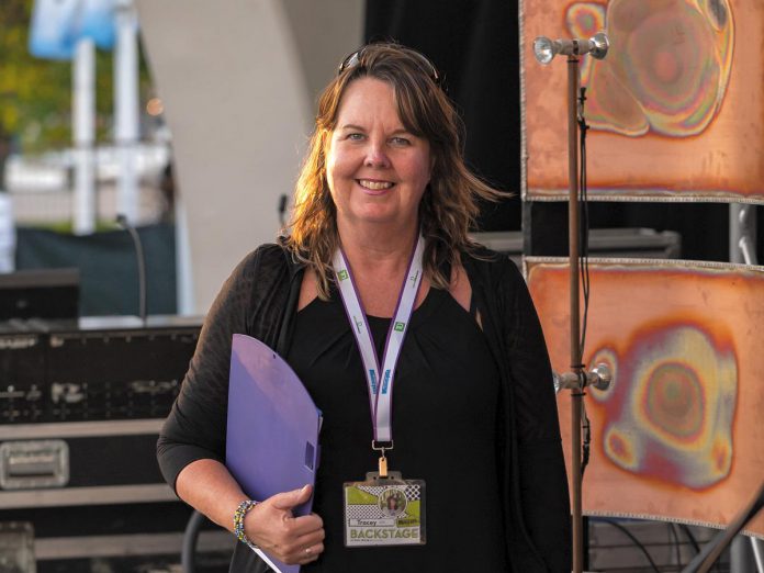 Since 2012, Tracey Randall has been the general manager of Peterborough Musicfest, Canada's longest-running free outdoor music series, but her roots to the festival dates back to 1987 when she worked the first year of the Peterborough Summer Festival of Lights as a student. Now, ahead of Musicfest's 37th season, the board of directors have given her a title change of executive director to better reflect her role in the not-for-profit organization. (Photo: Conor Murphy)