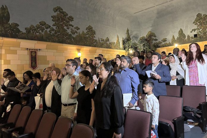 Northumberland's Diversity Festival kicked off on July 20, 2024 with a citizenship ceremony at Port Hope's Capitol Theatre welcoming newcomers from 13 different countries of origin. (Photo: Northumberland 89.7 FM)