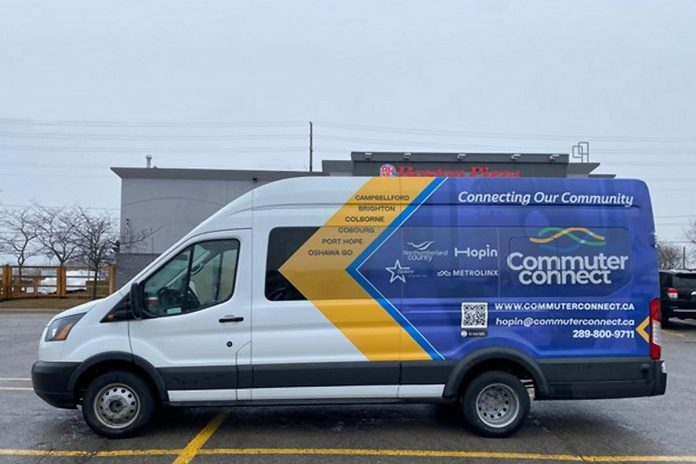 Northumberland County has announced the conclusion of its Commuter Connect pilot transit service effective August 2, 2024, due to low ridership and the high cost of subsidizing the service. (Photo: Northumberland County)