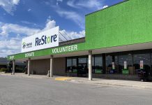 Habitat for Humanity Peterborough & Kawartha Region (Habitat PKR) is gearing up for a July 24 grand opening of its new Lakefield ReStore at 3001 Lakefield Rd., which will replace the Peterborough South ReStore that closed in June. The new Lakefield location will join the Lindsay ReStore (pictured) at 55 Angeline Street North and the Peterborough North ReStore at 300 Milroy Drive. (Photo: Habitat PKR)