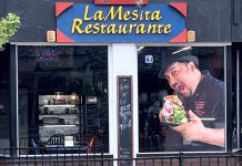 Chef Martin Carbajal pictured in the window of La Mesita Restaurante at 247 George Street North in downtown Peterborough. Chef Martin, who owns the award-winning restaurant alongside his wife Kelly, serves the authentic Mexican cuisine on which he was raised while growing up in Mexico City. Not only is he expanding the restaurant's menu, but La Mesita can also be found at four local farmers' markets, and Chef Martin also offers catering for events of all sizes, with customizable menus beyond Mexican fare. (Photo courtesy of La Mesita Restaurante)