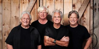 Chilliwack founder Bill Henderson (second from right) with current band members (from left) Jerry Adolphe, Ed Henderson, and Gord Maxwell will perform a free-admission concert at Peterborough Musicfest on July 10, 2024 at Del Crary Park in downtown Peterborough. (Photo: Erich Saide)