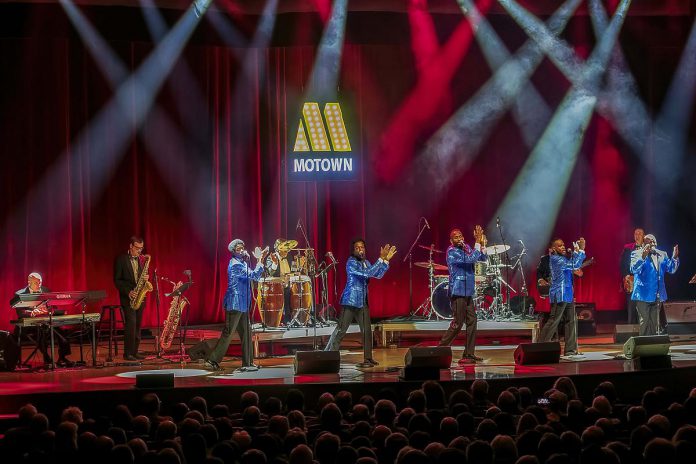 Canadian tribute band Legends of Motown will perform a free-admission concert in Del Crary Park on July 27, 2024 as part of Peterborough Musicfest's 37th season. (Photo: Legends of Motown)