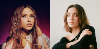 Montreal's Juno award-winning dance music artist Rêve (left) headlines a free-admission concert in Del Crary Park at Peterborough Muaicfest on July 24, 2024, with Montreal alt-pop musician dee holt opening. (Photos: Garrett Naccarato and Sophia Perras)