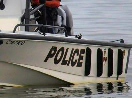 An Ontario Provincial Police (OPP) boat in the water. (Photo: OPP)