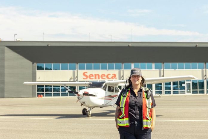 The presence of Seneca Polytechnic’s School of Aviation at the Peterborough Airport, along with nearby Trent University and Fleming College in Peterborough, gives The Loomex Group access to post-secondary students who may be interested in an aerospace career. (Photo courtesy of The Loomex Group)