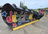 Peterborough County and five area elementary schools have partnered for the 11th annual "Paint a Plow" initiative, where students transform snowplow blades into works of art. The painted blades are now on display at the county's public works depot in Douro and will be used on county snowplows during the winter. (Photo: Peterborough County