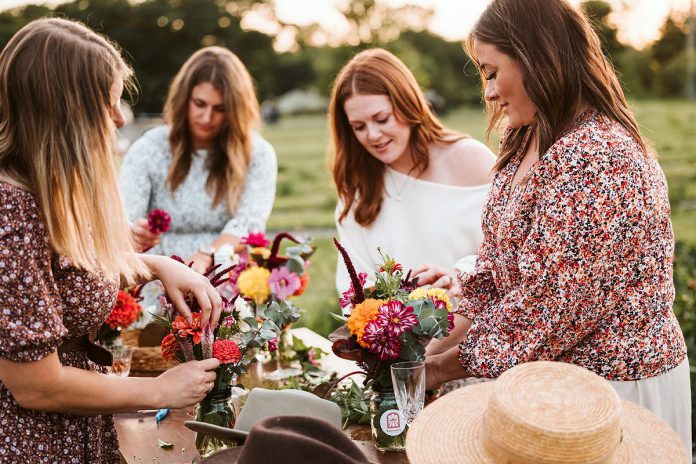 Kelly Convery's Sanctuary Flower Fields in Ennismore is enhancing tourism in Peterborough & the Kawarthas by hosting pick-your-own flowers and special events on her 60-acre farm to encourage people to connect with and unwind in nature. (Photo: Mary Zita Payne Photography)