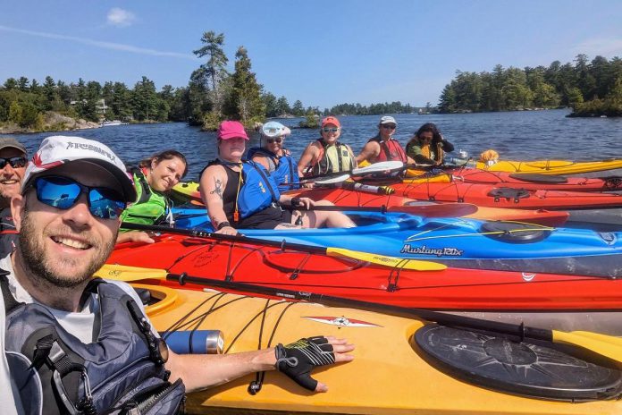 Alex Grant's Lovesick Kayaking in Burleigh Falls invites visitors to explore Lovesick Lake by providing kayaking tours and Paddle Canada certification courses. (Photo: Alex Grant)