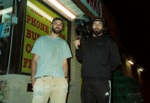 Toronto-based filmmaker Stephen Hosier (right) with Richard Csanyi during the filming of the documentary "Attila," which follows Richard as he explores the life and premature death of his twin brother Attila, who was found dead at the age of 28 in May 2020 on a Hamilton rooftop after becoming homeless when he was expelled from a long-term care residence as he grappled with addiction and schizophrenia. Hosier and the Csanyi brothers grew up in Lindsay and made videos together during high school. (Photo: Brian Bettencourt)