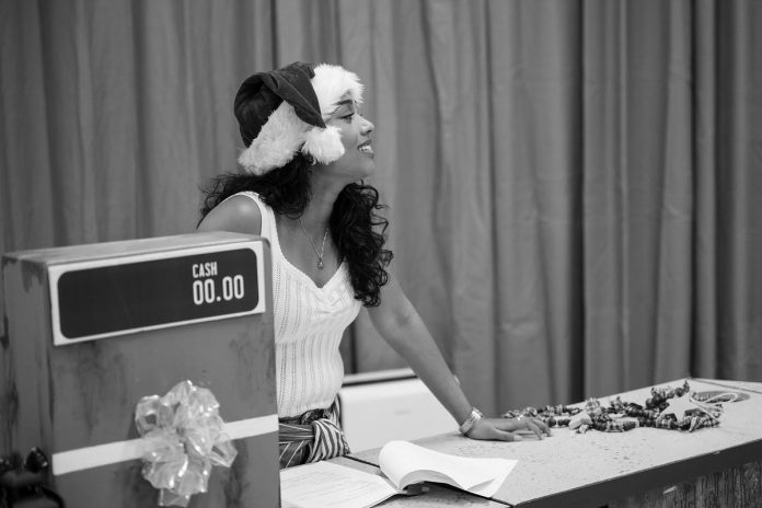 Mirabella Sundar Singh during a rehearsal for Briana Brown's "Christmastown". (Photo: Sam Moffatt)