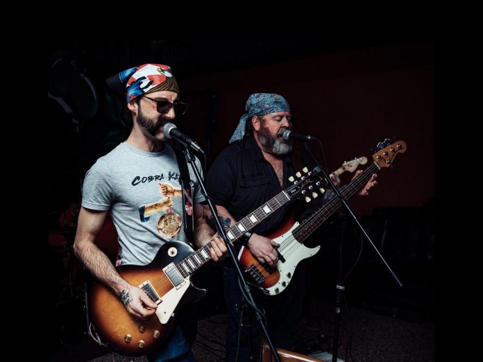 If you missed blues rockers Hounds of Thunder at The Black Horse in Peterborough last Saturday night, lead singer and guitarist Tex Mudslide and bass player Dan Paterson are returning on Sunday afternoon with a scaled-back acoustic show. (Photo: Hounds of Thunder / Facebook)