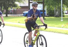 For the fourth consecutive year, Cobourg Police Service Chief Paul VandeGraaf will be riding the 80-kilometre route of Ride for Rebound, a major fundraising event for Rebound Child & Youth Services Northumberland taking place on September 21, 2024. (Photo: Rebound Child & Youth Services Northumberland / Facebook)